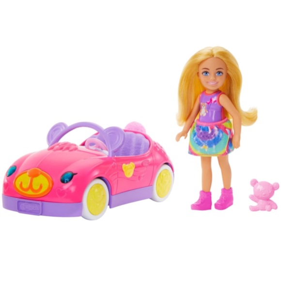 Barbie Chelsea With Bear Convertible And Teddy Bear - Picture 5 of 5